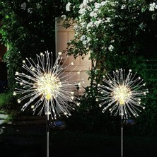 Solar Güneş Enerjili, 120 Led'li, 8 Ayrı  Modlu, 40 Ayrı Bakır Telli, Solar Peri Led, Bahçe Lambası, Veranda, Balkon, Yürüyüş Yolu, Peyzaj Aydınlatması, 10W Güçlü Işıklandırma
