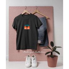 Oversize Scuba Diving Vintage Colors  Tasarımlı Unisex T-Shirt