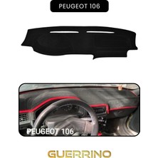 Peugeot 106 Torpido Koruma Halısı Siyah Kenar
