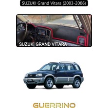 Suzukı Grand Vitara (2003-2006) Torpido Koruma Halısı Siyah Kenar