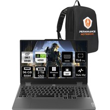 Lenovo Loq i7 13650HX RTX 4050 Gaming Laptop 96GB RAM 2TB SSD 15.6" FHD 144Hz Win11 Pro + Per4 Çanta 83DV0117TRP419