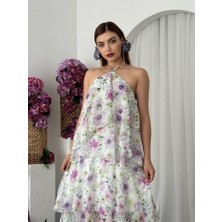 Arben Boutique Jeon Boyun Askılı Elbise