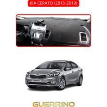 Kia Cerato 2013-2019TORPİDO Koruma Halısı Kırmızı Kenar