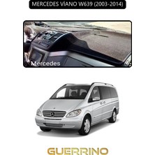 Mercedes Viano W639 2003-2014TORPİDO Koruma Halısı Siyah Kenar