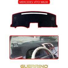 Mercedes Vito W638 Torpido Koruma Halısı Kırmızı Kenar