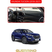 Hyundai Tucson 2018-2021TORPİDO Koruma Halısı Kırmızı Kenar