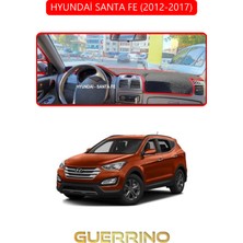 Hyundai Santa Fe 2012-2017TORPİDO Koruma Halısı Kırmızı Kenar