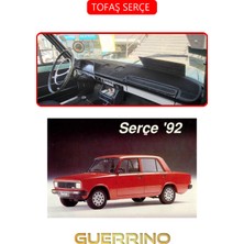 Tofaş Serçe Torpido Koruma Halısı Kırmızı Kenar