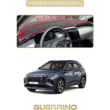Hyundai Tucson 2021+TORPİDO Koruma Halısı Bej Kenar