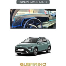 Hyundai Bayon 2021+TORPİDO Koruma Halısı Gri Kenar
