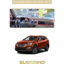 Hyundai Santa Fe 2012-2017TORPİDO Koruma Halısı Bej Kenar