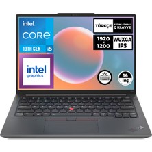 Lenovo Thinkpad E14 Gen 5 Intel Core I5-1335U 16GB 512GB SSD 14" Wuxga Freedos taşınabilir Bilgisayar 21JLS1XJTX