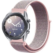 Tagomoon Samsung Galaxy Watch 3 41MM Akıllı Saat Uyumlu Spor Kumaş Desenli Cırt Cırtlı Kordon Kayış
