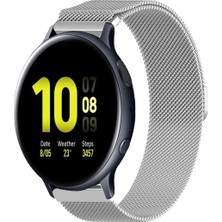 Tagomoon Samsung Galaxy Watch Active 2 40MM/44MM Uyumlu Kordon Hasır Metal Örgü Mıknatıslı Milano Kayış