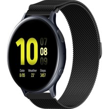 Tagomoon Samsung Galaxy Watch Active 2 40MM/44MM Uyumlu Kordon Hasır Metal Örgü Mıknatıslı Milano Kayış