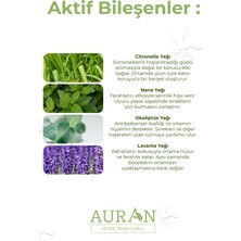 Auran Sivrisinek & Kene Kovucu Bitkisel Sprey %100 Doğal Vücut Koruyucu Mosquito Tick Defense Spray 100ML