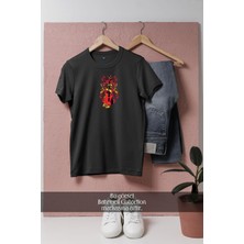 Oversize Guns N' Roses Gitar  Tasarımlı Unisex T-Shirt