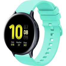 Tagomoon Samsung Galaxy Watch Active 2 40MM / 44MM ile Uyumlu Kordon Jel Silikon Tokalı Kayış