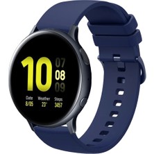 Tagomoon Samsung Galaxy Watch Active 2 40MM / 44MM ile Uyumlu Kordon Jel Silikon Tokalı Kayış