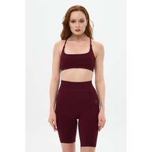 Oishii Momiji Push Up Şekillendirici Biker Bordo