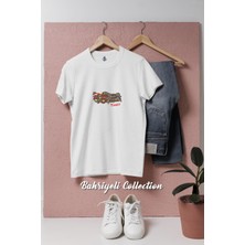 Oversize Türkiye Haritası ve Iller  Tasarımlı Unisex T-Shirt