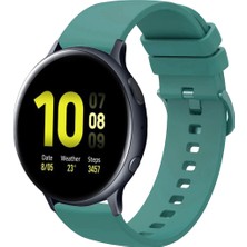 Tagomoon Samsung Galaxy Watch Active 2 40MM / 44MM ile Uyumlu Kordon Jel Silikon Tokalı Kayış