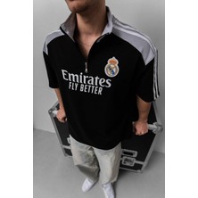 Real Madrid Premıum Fermuarlı T-Shırt