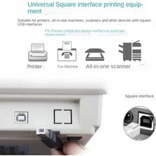 1.5 Metre USB 2.0 - Pd Yazıcı Kablosu A Erkek - B Erkek Kablo Kordonu Veri Aktarımı Ana Bilgisayar Kablosu 1.5m Hp Officejet Laserjet Envy Canon Pixma Kablosu