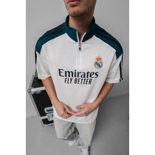 Real Madrid Premıum Fermuarlı T-Shırt