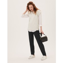 Marks & Spencer Tapered Fit Örme Pantolon