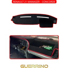 Renault 21 Manager - Concordetorpido Koruma Halısı Kırmızı Kenar