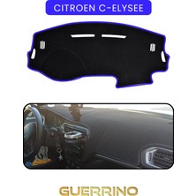 Cıtroen C-Elysee - Peugeot 301 Uzuntorpido Koruma Halısı Mavi Kenar