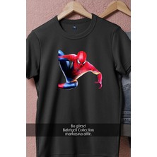 Oversize Spider-Man - Örümcek Adam 9 Vektörel  Tasarımlı Unisex T-Shirt