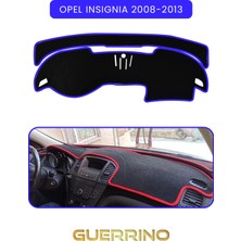 Opel Insignia (2008-2013)TORPİDO Koruma Halısı Mavi Kenar