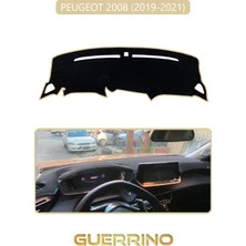 Peugeot 2008 (2019-2021)TORPİDO Koruma Halısı Bej Kenar