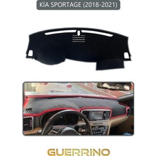 Kia Sportage 2018-2021TORPİDO Koruma Halısı Gri Kenar