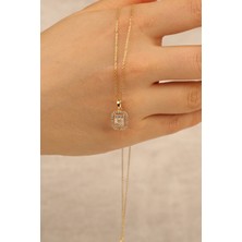 ÇGK KUYUMCULUK Baget Altın Kolye CGKKLY008