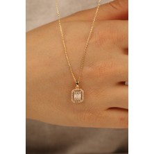 ÇGK KUYUMCULUK Baget Altın Kolye CGKKLY008