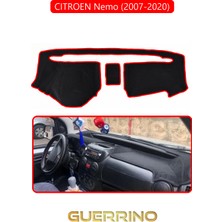 Cıtroen Nemo (2007-2020)TORPİDO Koruma Halısı Kırmızı Kenar