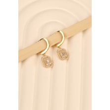 ÇGK KUYUMCULUK Halka Baget Altın Küpe CGKKP058