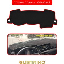 Toyota Corolla (2000-2006)TORPİDO Koruma Halısı Kırmızı Kenar