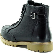 Costo Shoes  Numaralarda  Siyah Su Geçirmez Nubuk Özel Seri Büyük Numara Vip Bot. Rahat Geniş Kalıp Yeni Sezon
