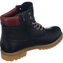 Costo Shoes TLAND0802 Lacivert Deritimber Land Style Kışlık Büyük Numara Erkek Bot Sıcak Astar Rahat Geniş Kalıp 48
