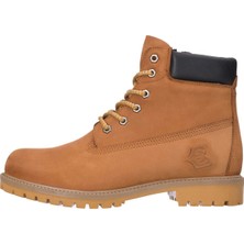 Costo Shoes TLAND0802 Tarçın Nubuk Timber Land Style Kışlık Büyük Numara Erkek Bot Sıcak Astar Rahat Geniş Kalıp 46