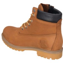 Costo Shoes TLAND0802 Tarçın Nubuk Timber Land Style Kışlık Büyük Numara Erkek Bot Sıcak Astar Rahat Geniş Kalıp 46