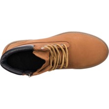 Costo Shoes TLAND0802 Tarçın Nubuk Timber Land Style Kışlık Büyük Numara Erkek Bot Sıcak Astar Rahat Geniş Kalıp 45