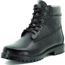 Costo Shoes TLAND0802 Siyah Deritimber Land Style Kışlık Büyük Numara Erkek Bot Sıcak Astar Rahat Geniş Kalıp 46