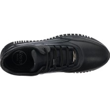 Costo Shoes AG2103 Síyah Büyük Numara Dana Derisi Rahat Geniş Kalıp Erkek Bot 48