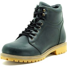 Costo Shoes Cyn 2022  Haki Crazy Deri Büyük Numara Erkek Bot Özel Crazy Yağlı Deri