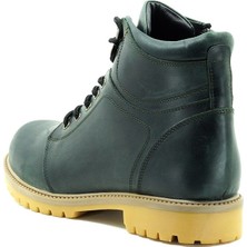 Costo Shoes Cyn 2022  Haki Crazy Deri Büyük Numara Erkek Bot Özel Crazy Yağlı Deri